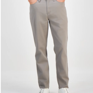 Men's Five-Pocket Straight-Fit Twill Pants