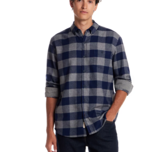 Men's Button Front Flannel Shirt